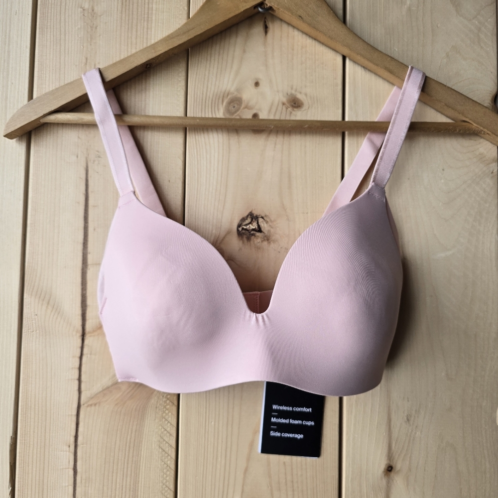 Knix WingWoman Contour Bra Rose Water Size 28C NWT